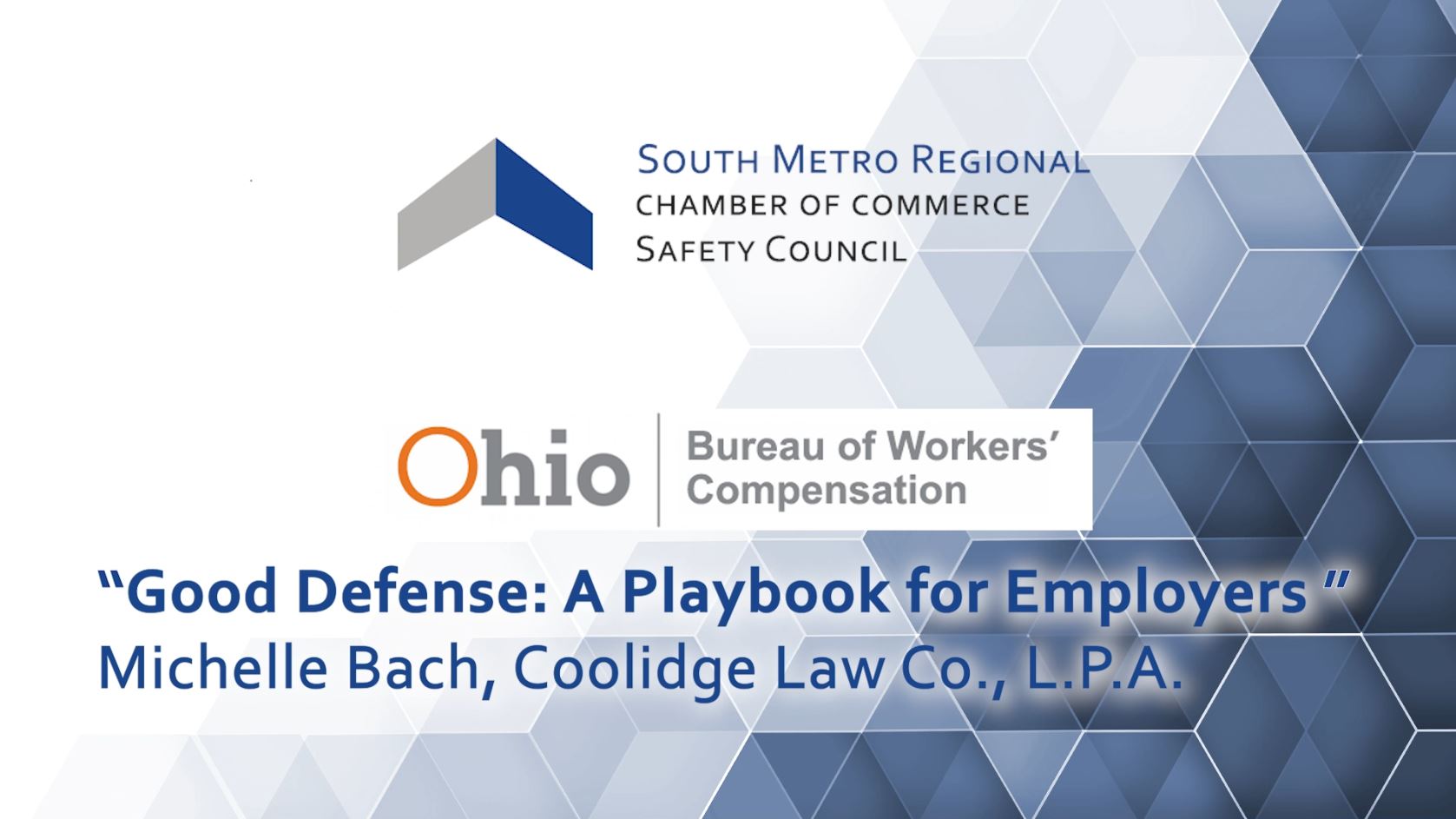 South Metro Regional Safety Council: Good Defense A Playbook For Employers