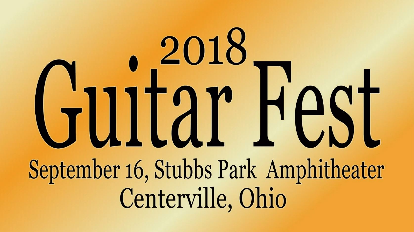 Centerville GuitarFest 2018