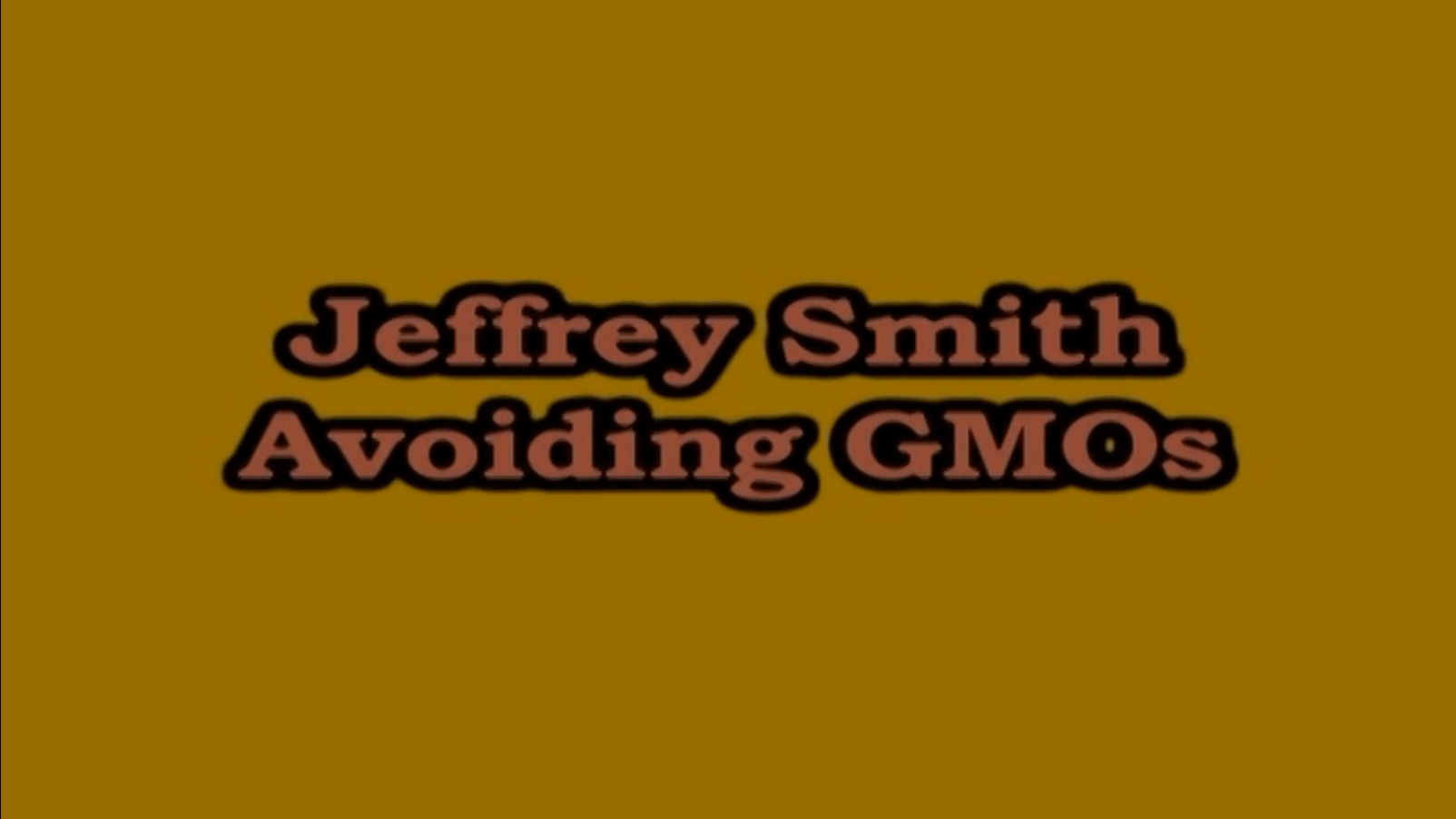 Avoiding GMOs