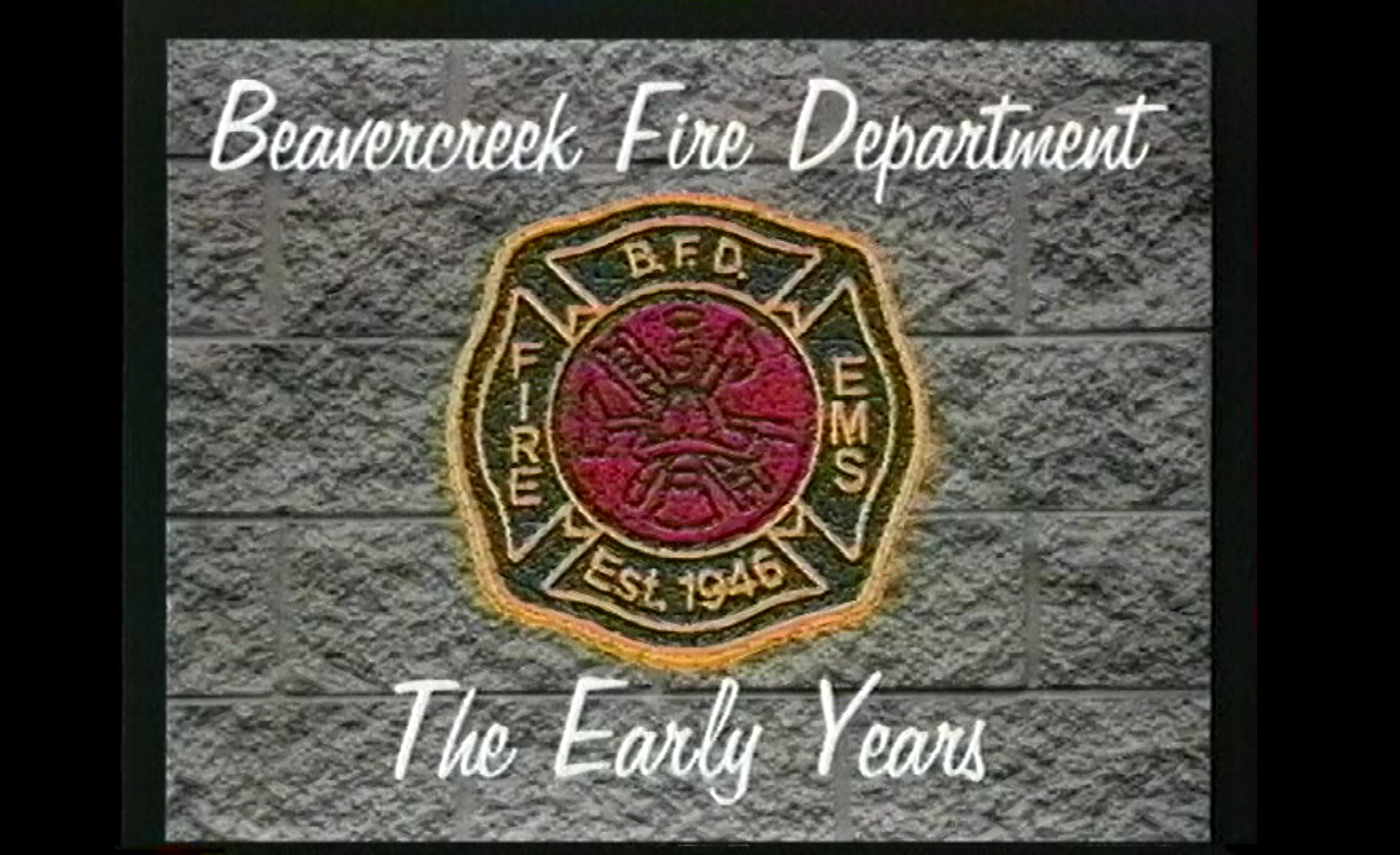 Beavercreek Fire Dept. - The Early Years