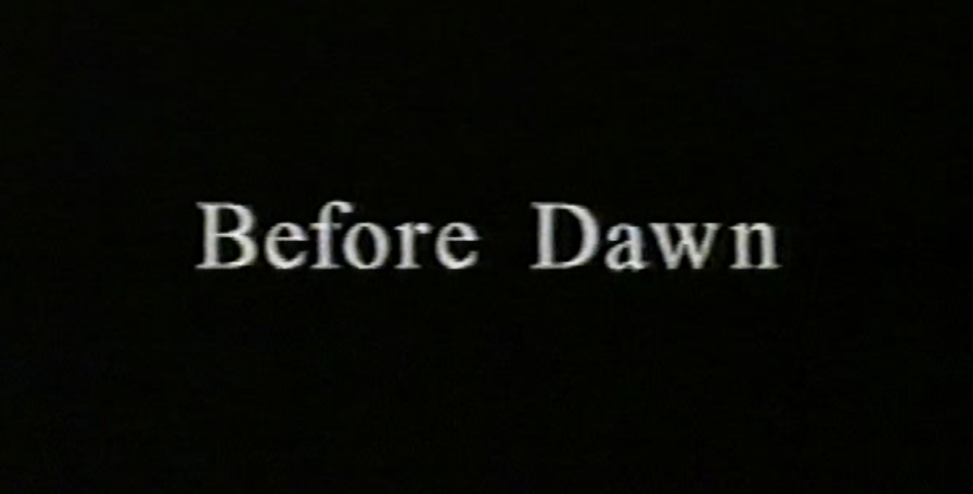 Before Dawn
