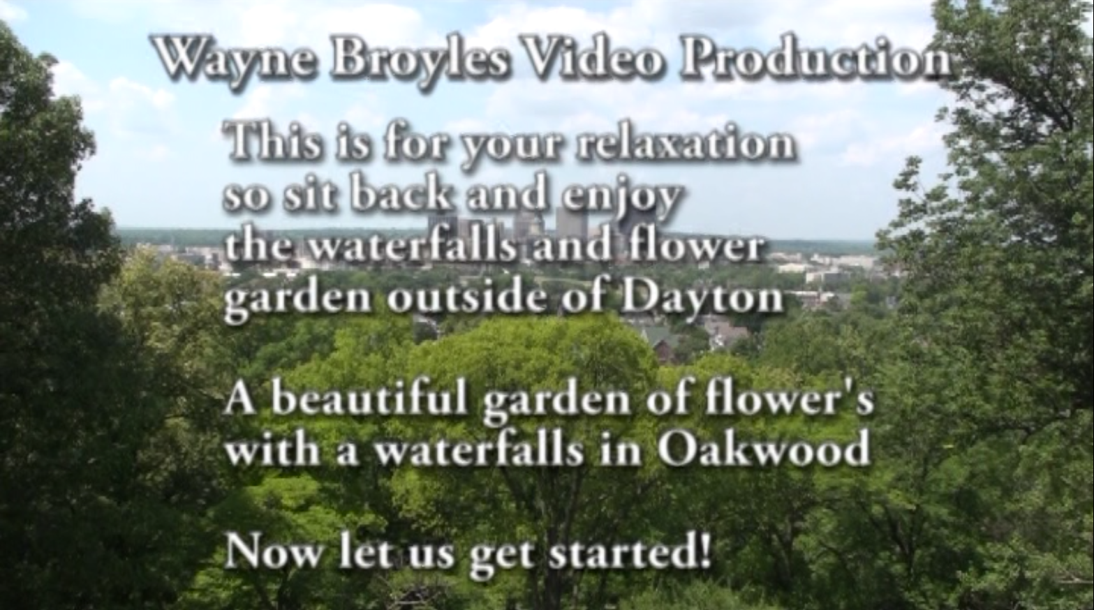 Flower Garden Relaxation