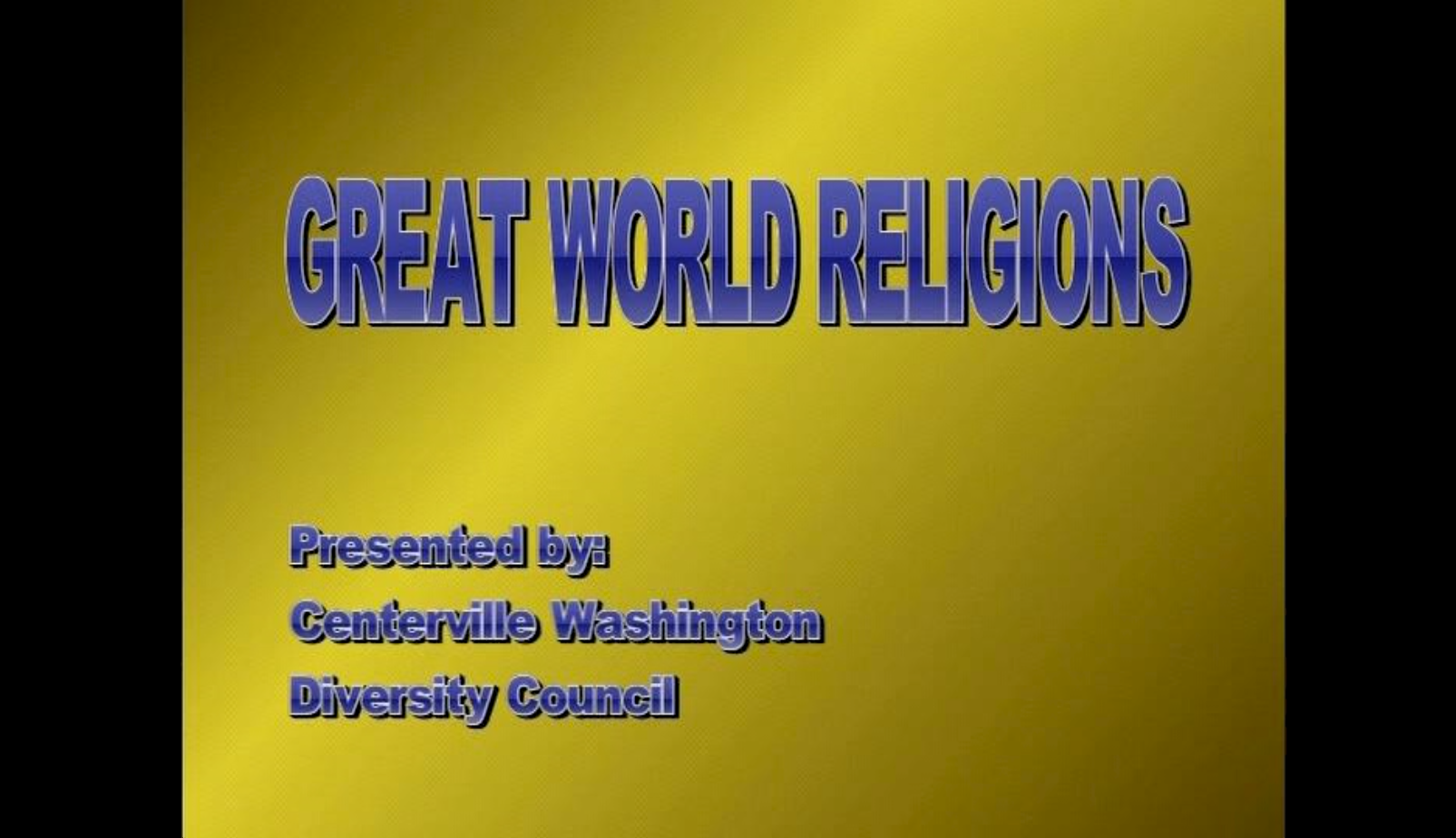 Great World Religions