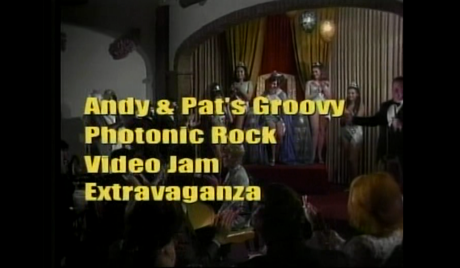 Groovy Cosmic Photonic Rock Video Jam Extravaganza