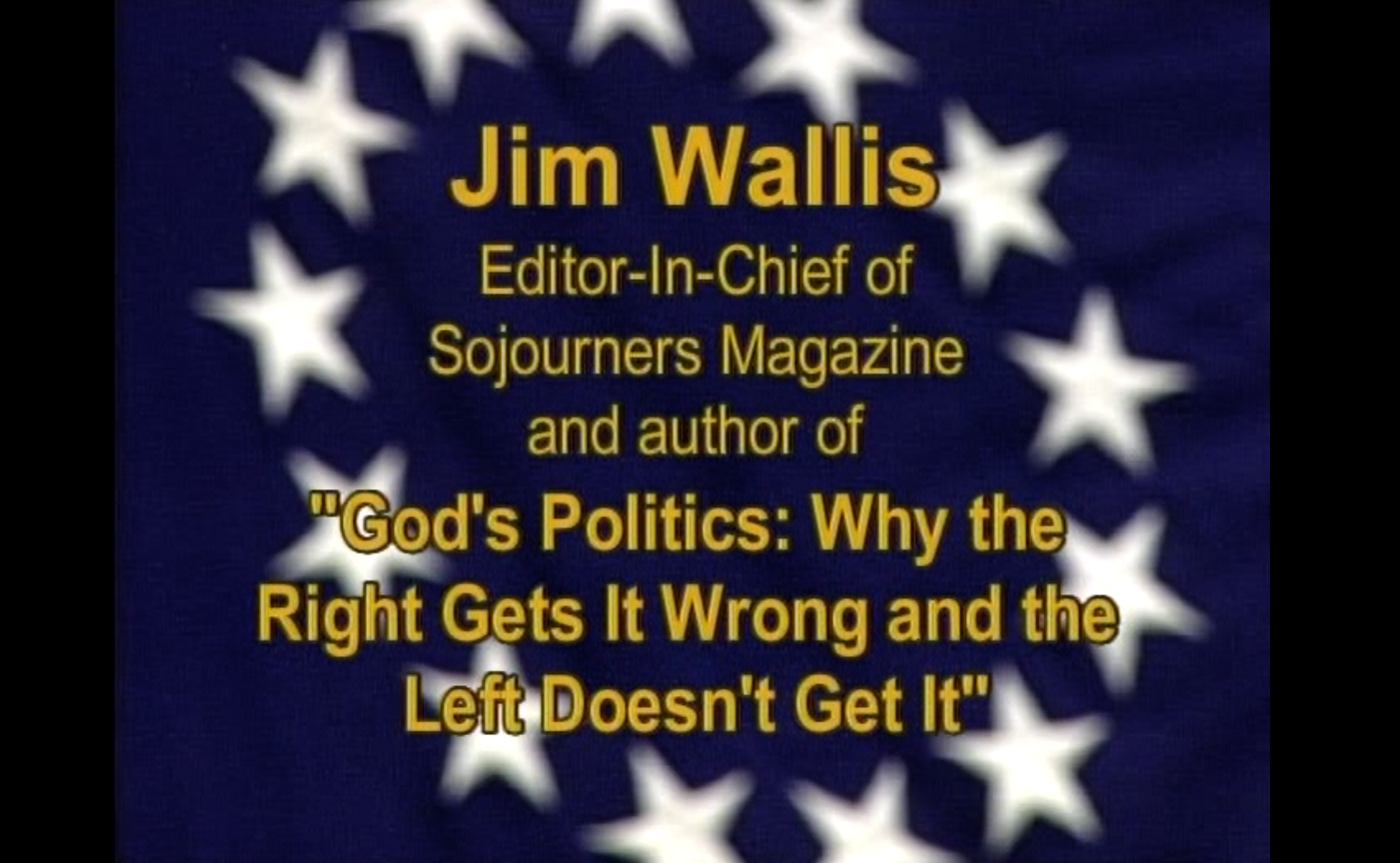 Jim Wallis: "God's Politics"