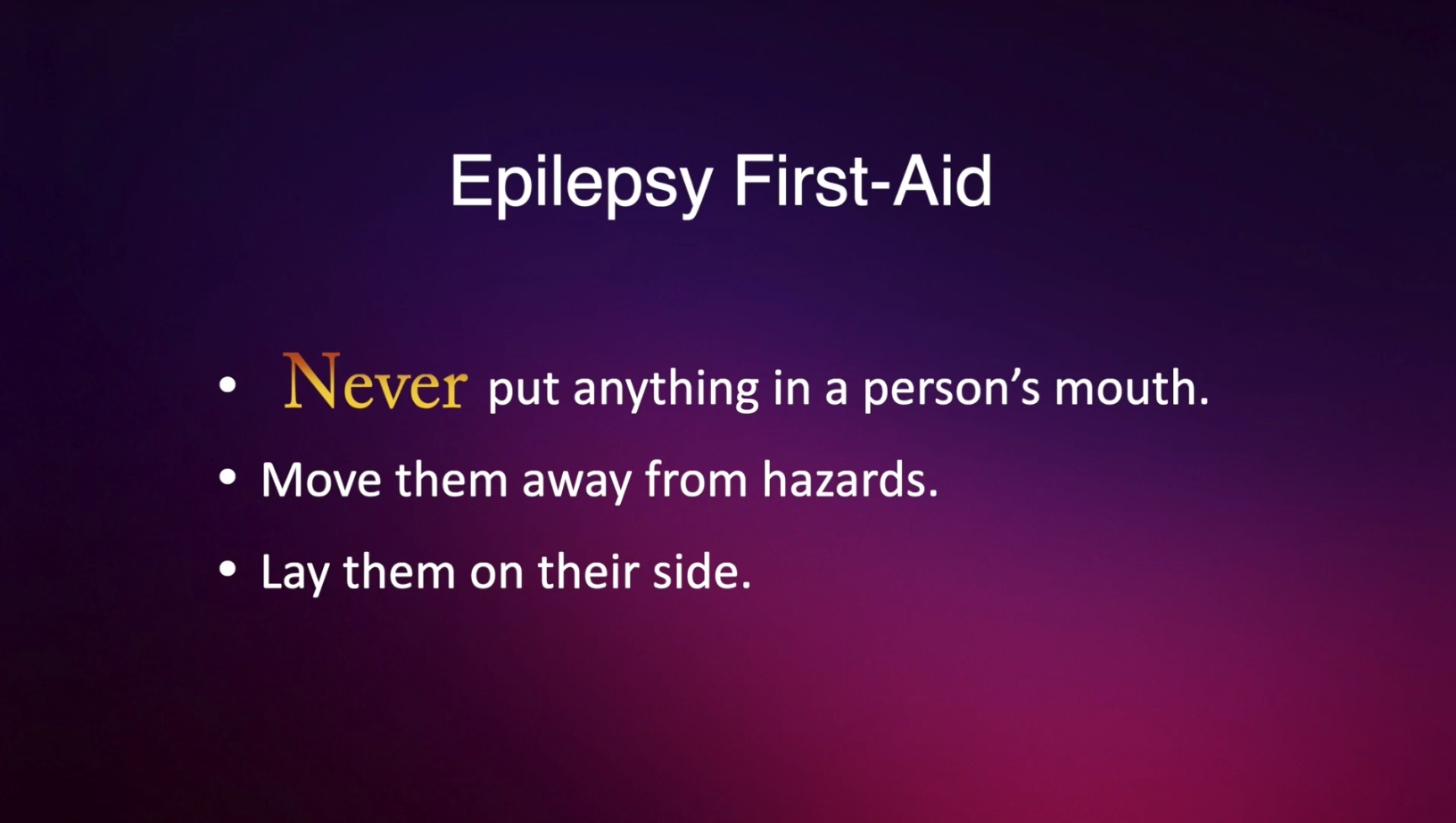 Epilepsy Awareness