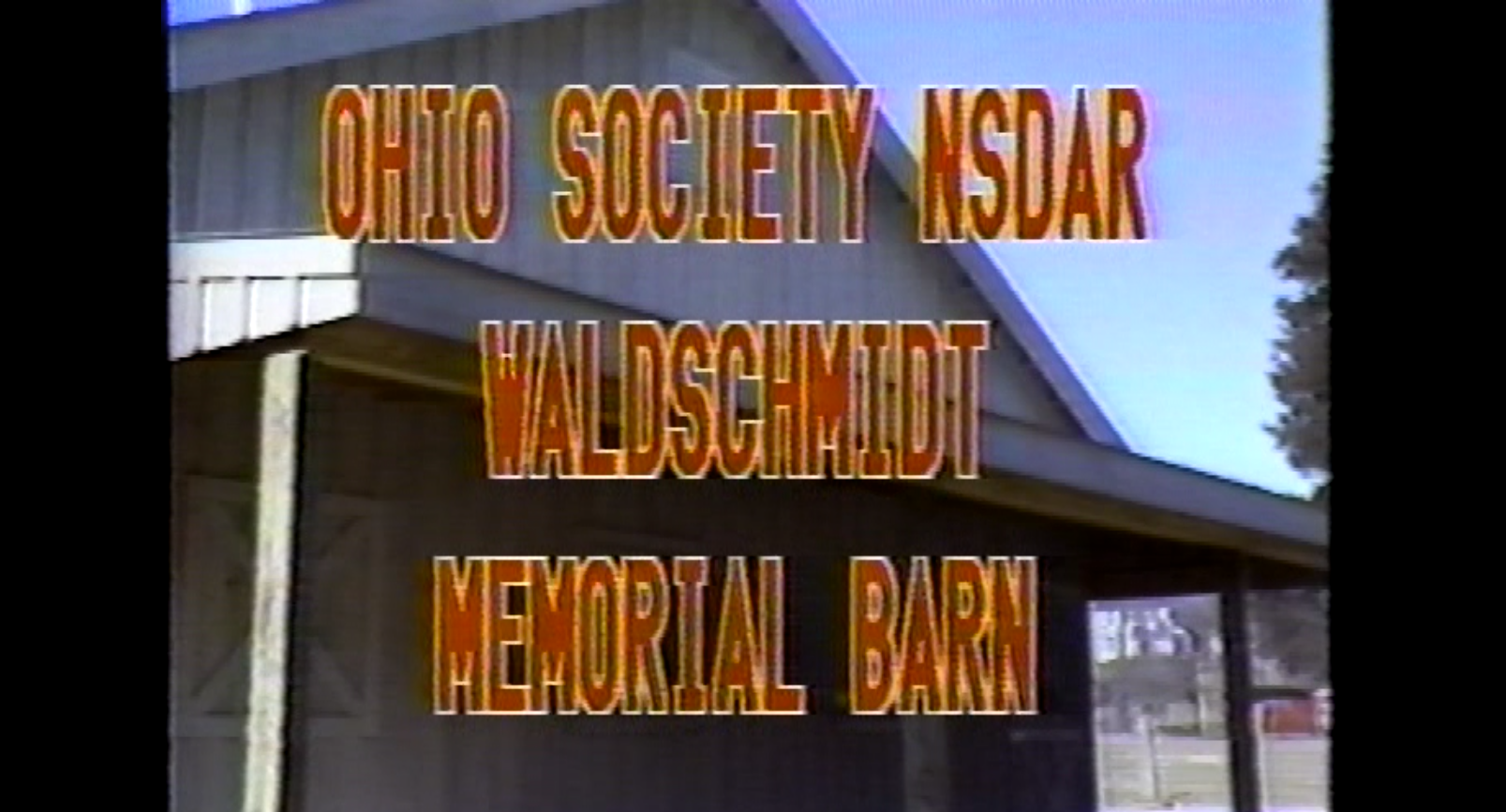 Ohio DAR Waldschmidt Memorial Barn 1989