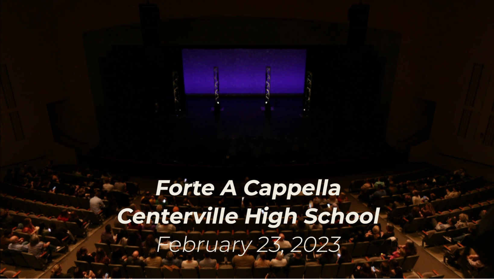 Forte: A Cappella Winter Concert 2023