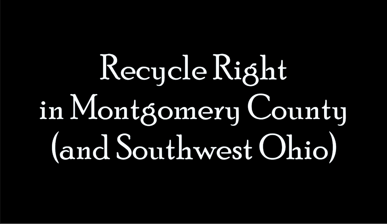 Recycle Right in Montgomery County