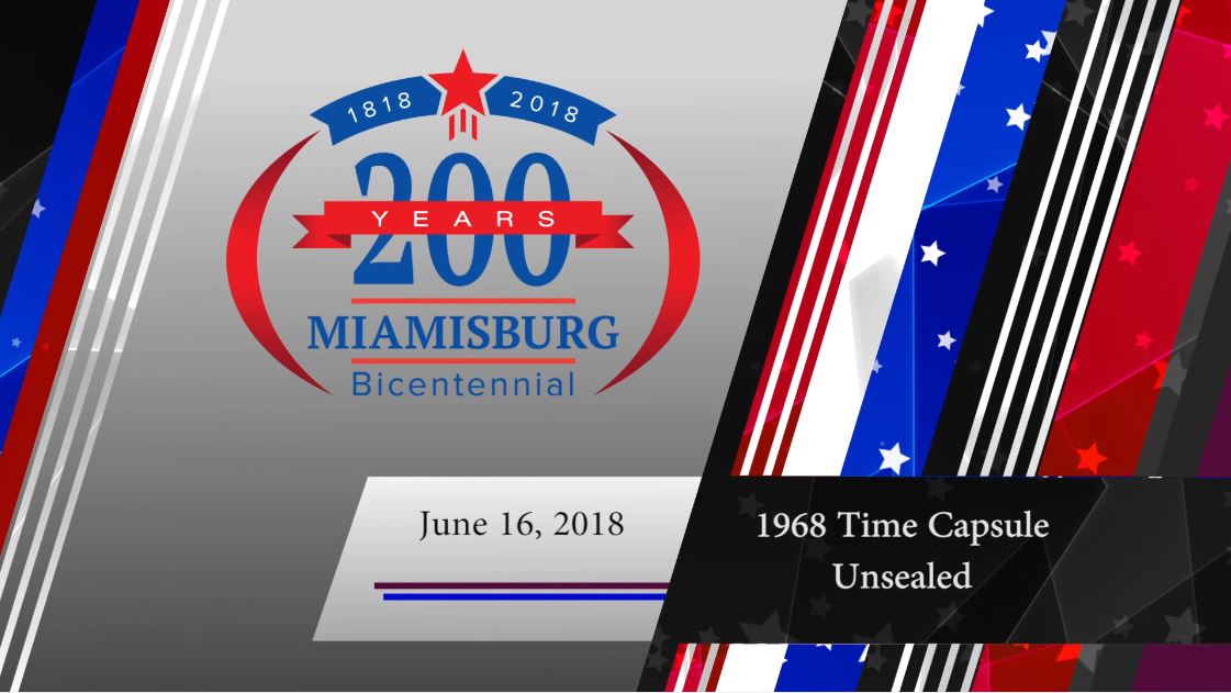 Navigate to Miamisburg Bicentennial - Open Time Capsule