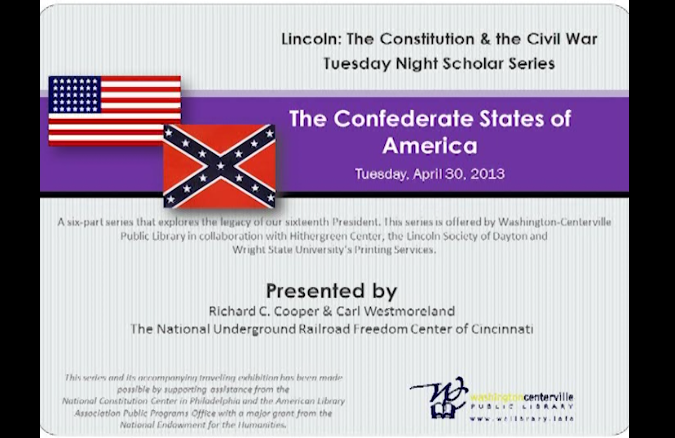 Lincoln Scholar: The Confederate States