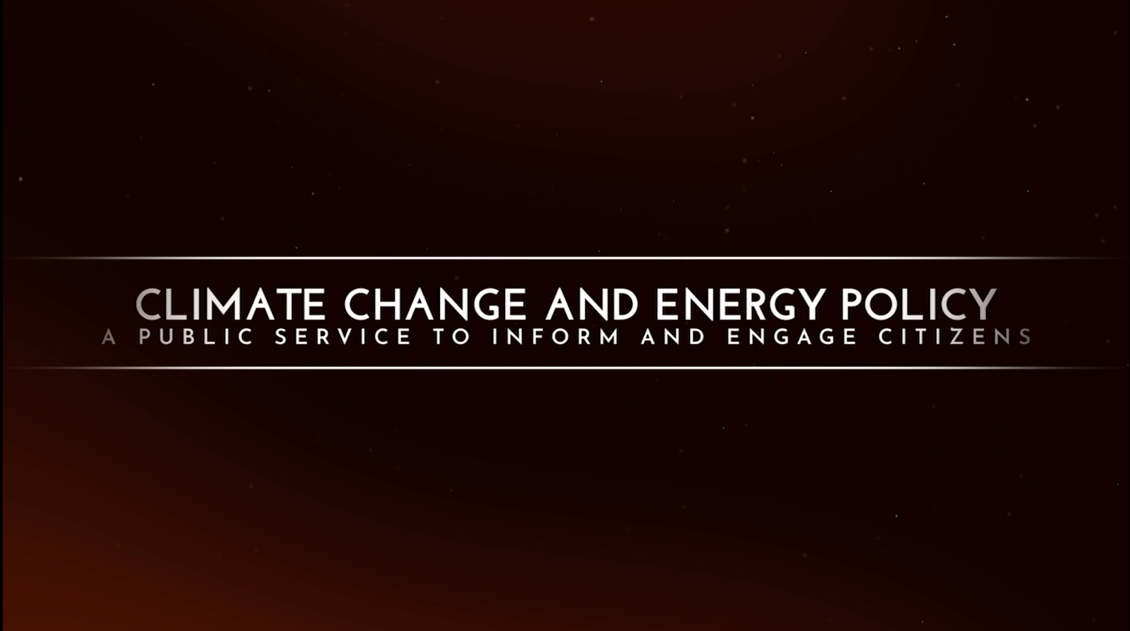 Climate Change and Energy Policy
