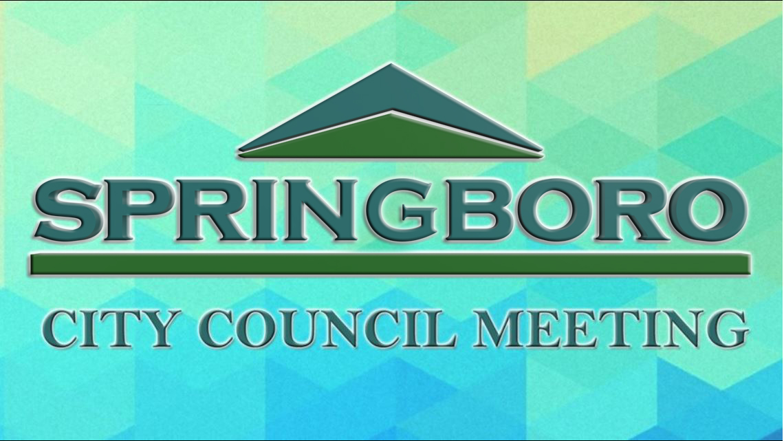 Springboro City Council Meeting - LIVE