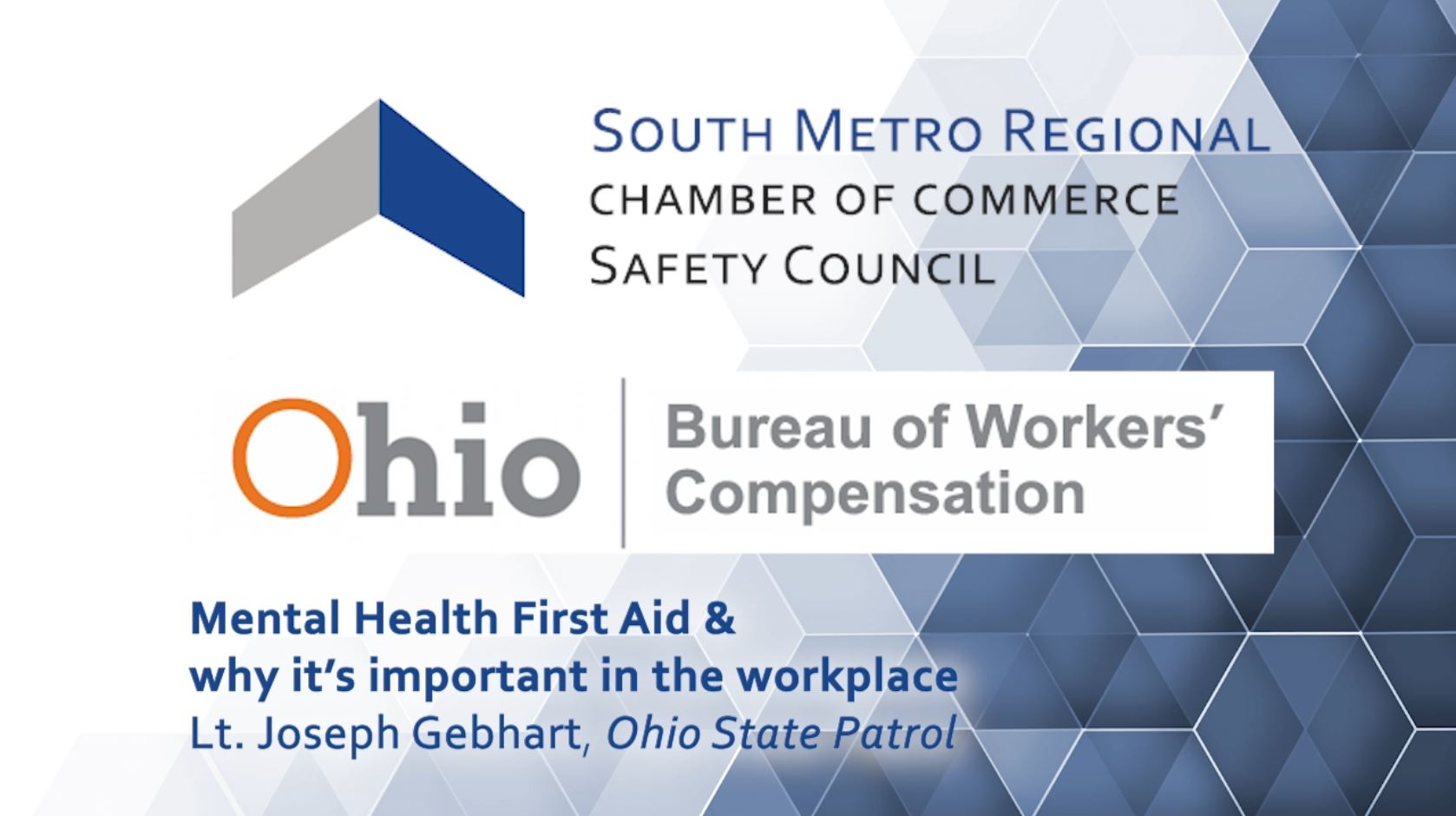 South Metro Regional Safety Council: Metal Health First
