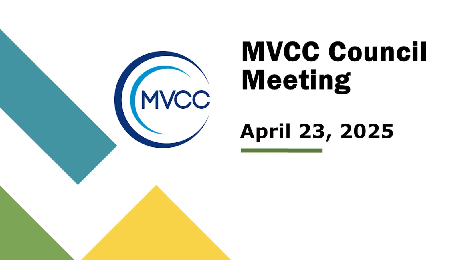 MVCC Meeting