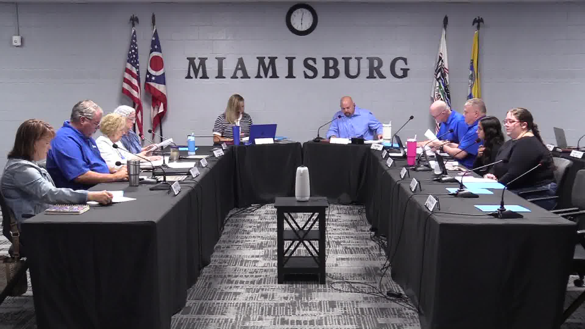 Miamisburg School Board Meeting
