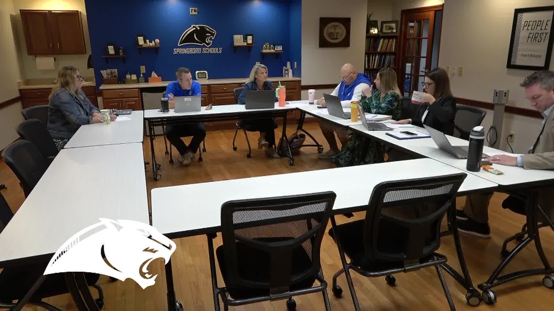 Springboro School Board Meeting