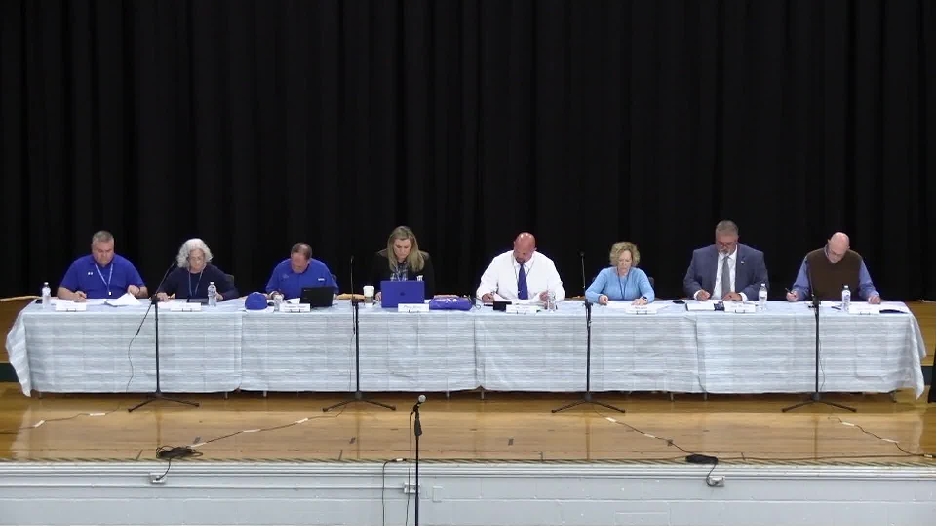 Miamisburg School Board Meeting