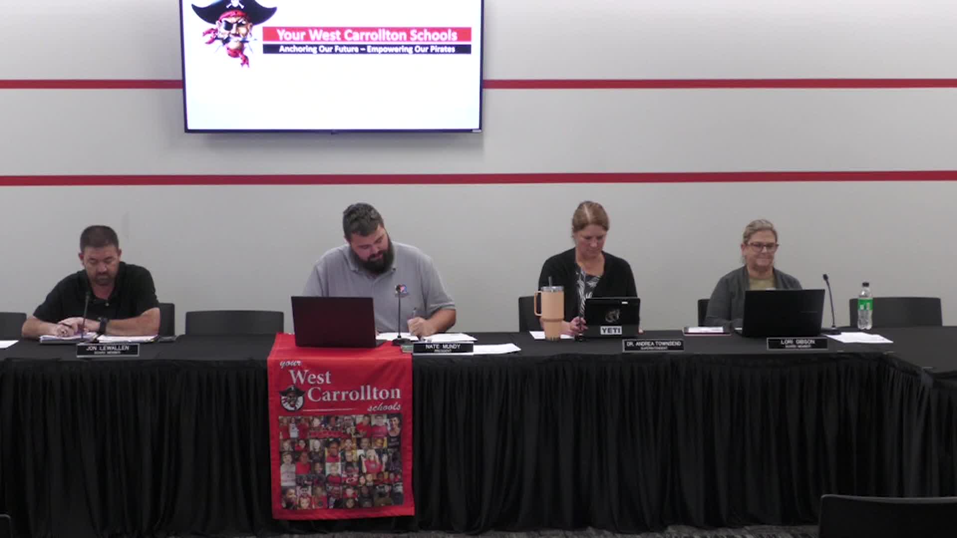 West Carrollton School Board Meeting