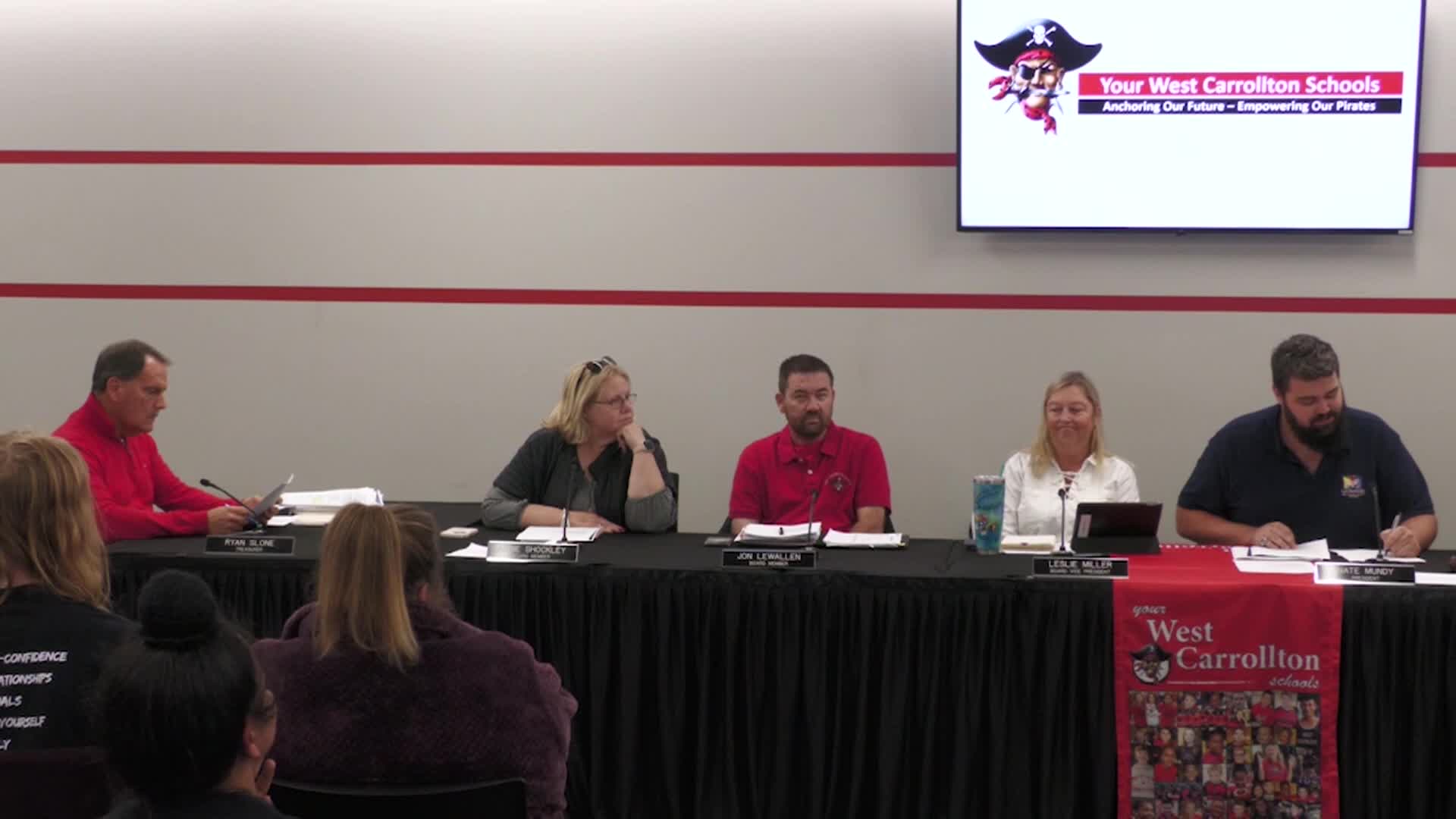 West Carrollton School Board Meeting