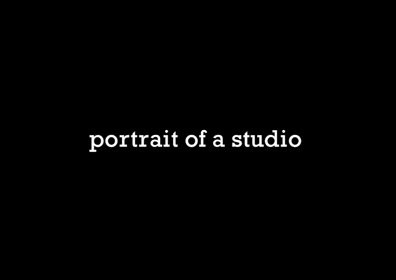 Portrait Of A Studio