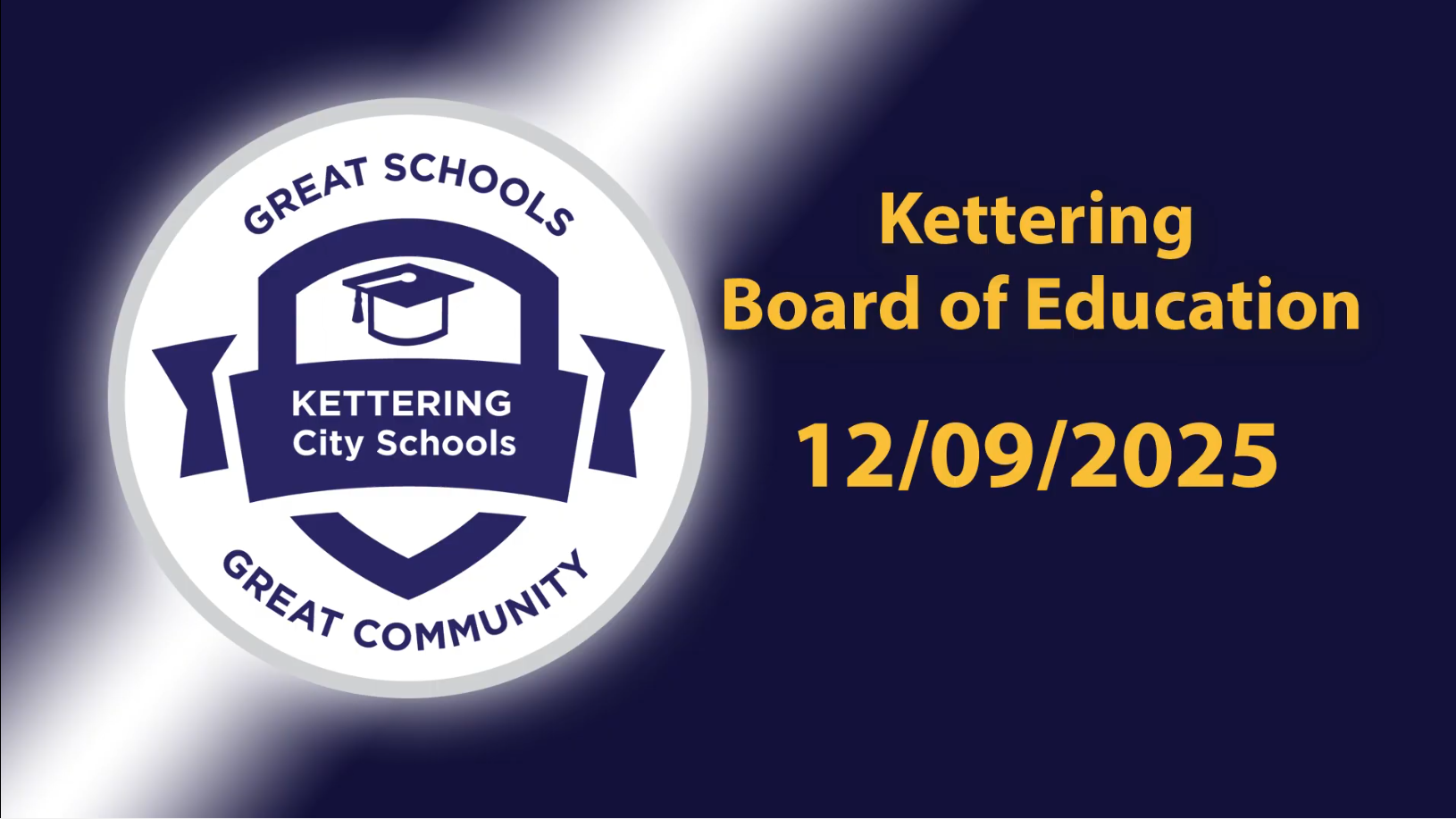 Kettering School Board Meeting