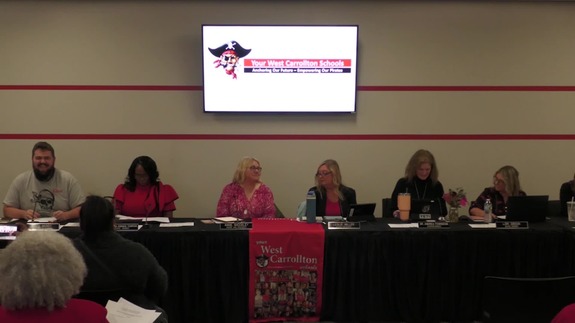 West Carrollton School Board Meeting