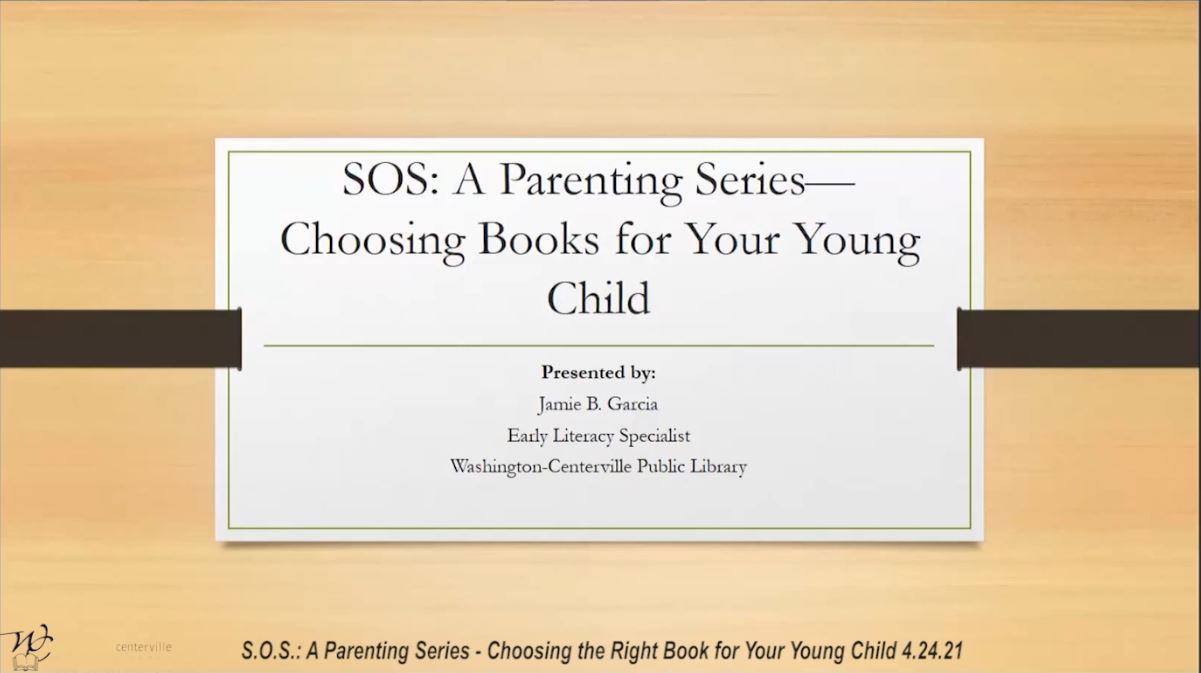Washington-Centerville Public Library Presents: Right Book for Your Young Child