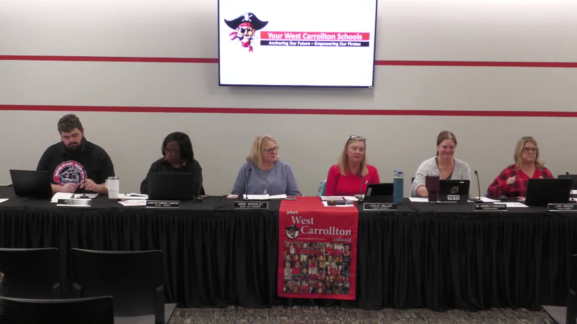 West Carrollton School Board Meeting