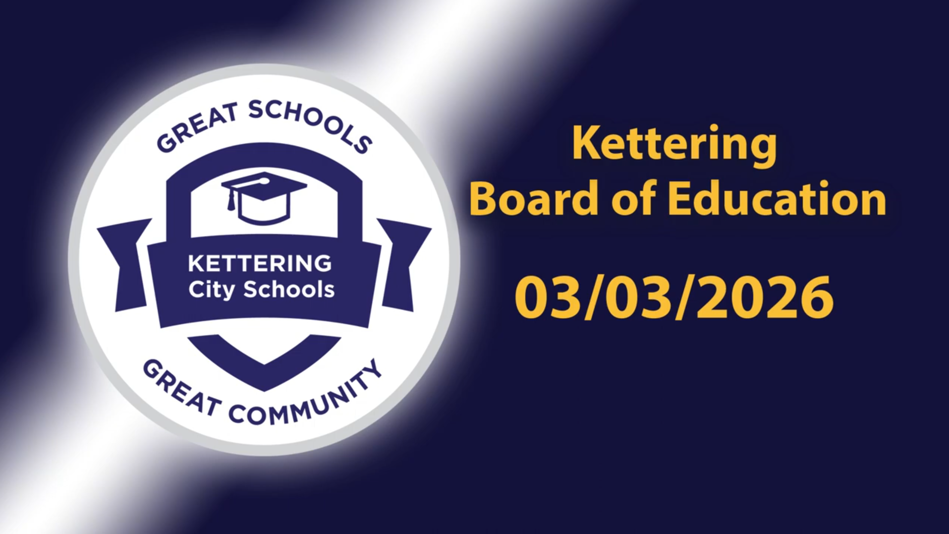 Kettering School Board Meeting