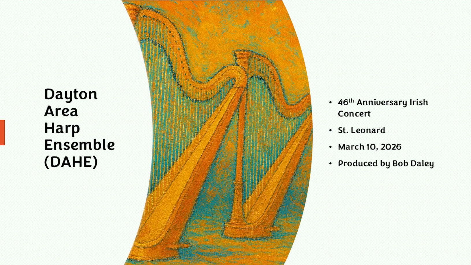 Dayton Area Harp Ensemble : 46th Annual Irish Concert
