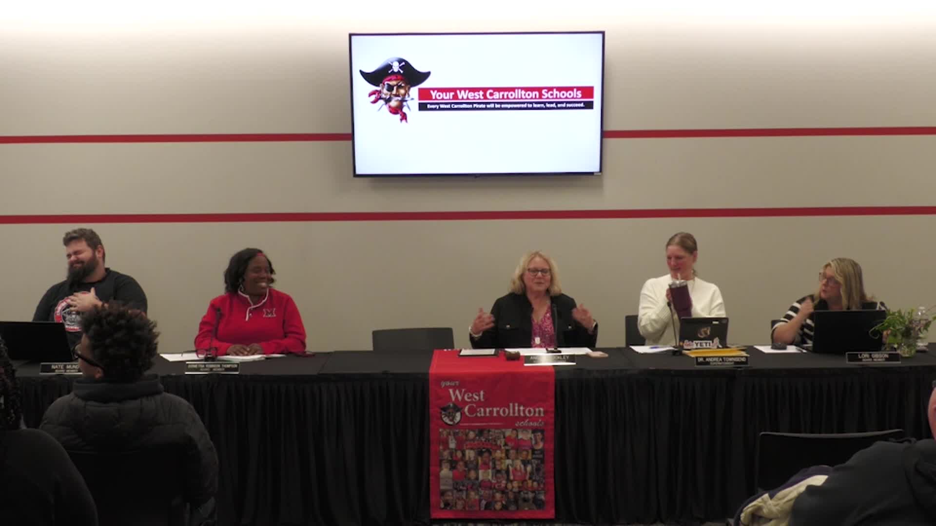 West Carrollton School Board Meeting