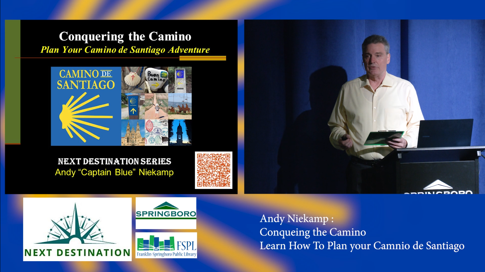 Springboro Next Destination Speaker Series 2026:  Conquering the Camino