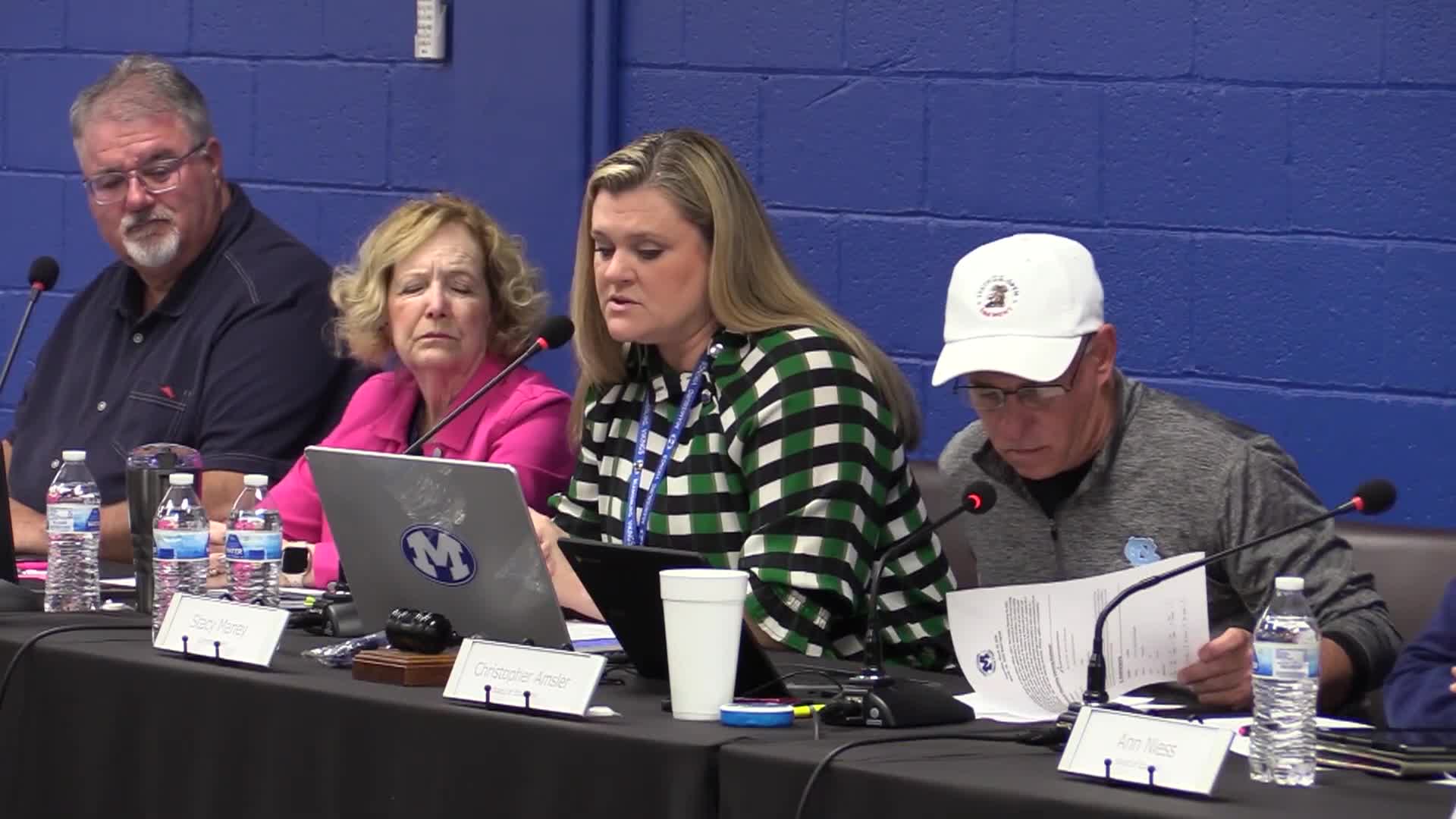 Miamisburg School Board Meeting
