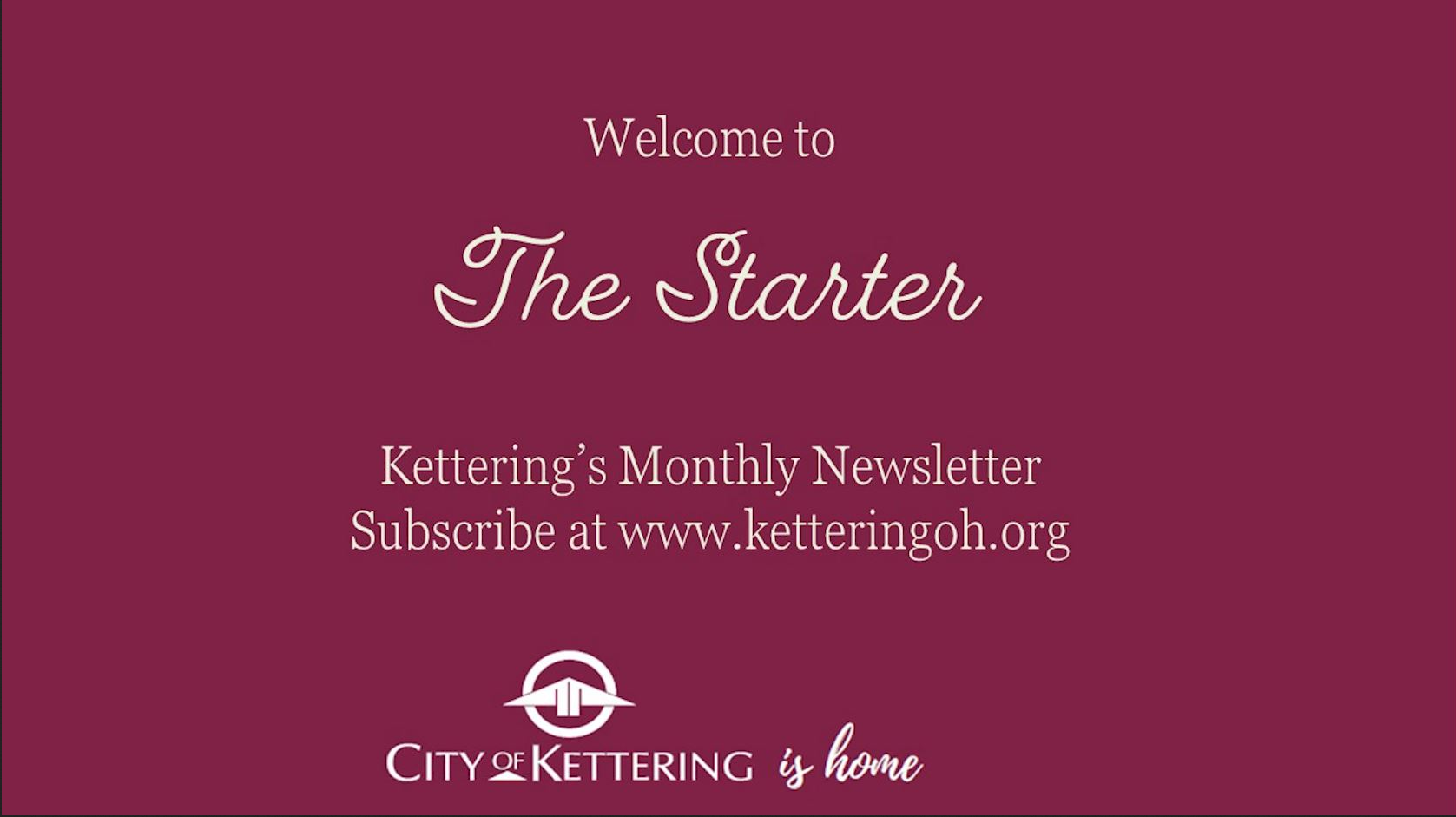 The Starter - Kettering News Letter