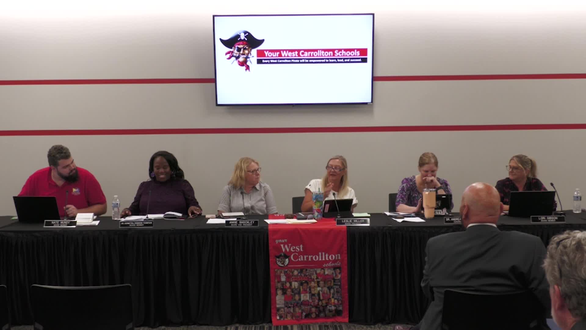 West Carrollton School Board Meeting