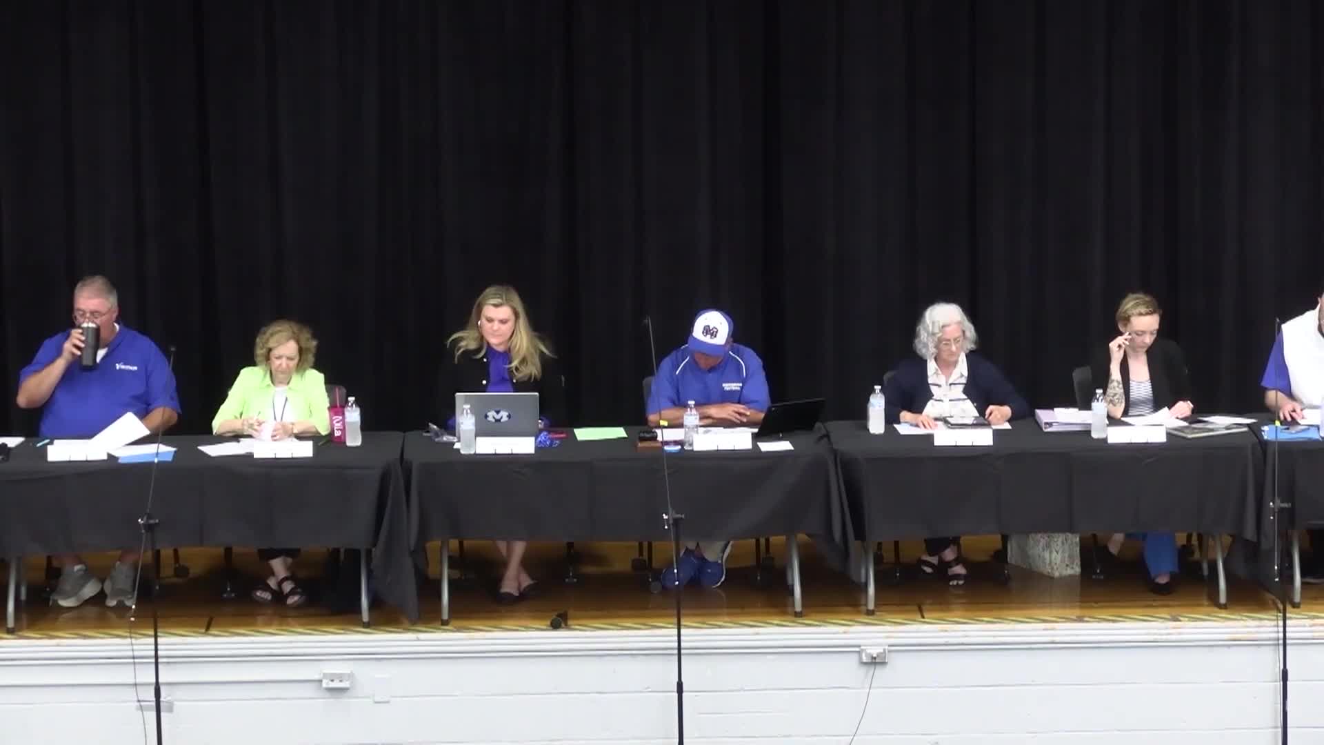 Miamisburg School Board Meeting