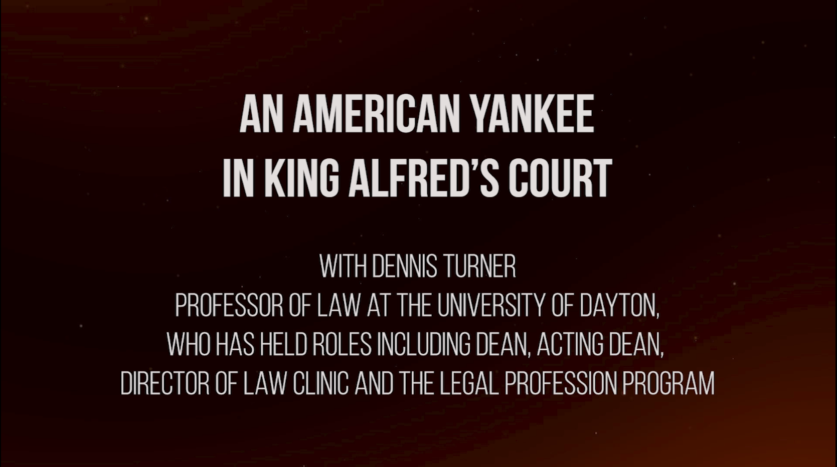 An American Yankee in King Alfred's Court