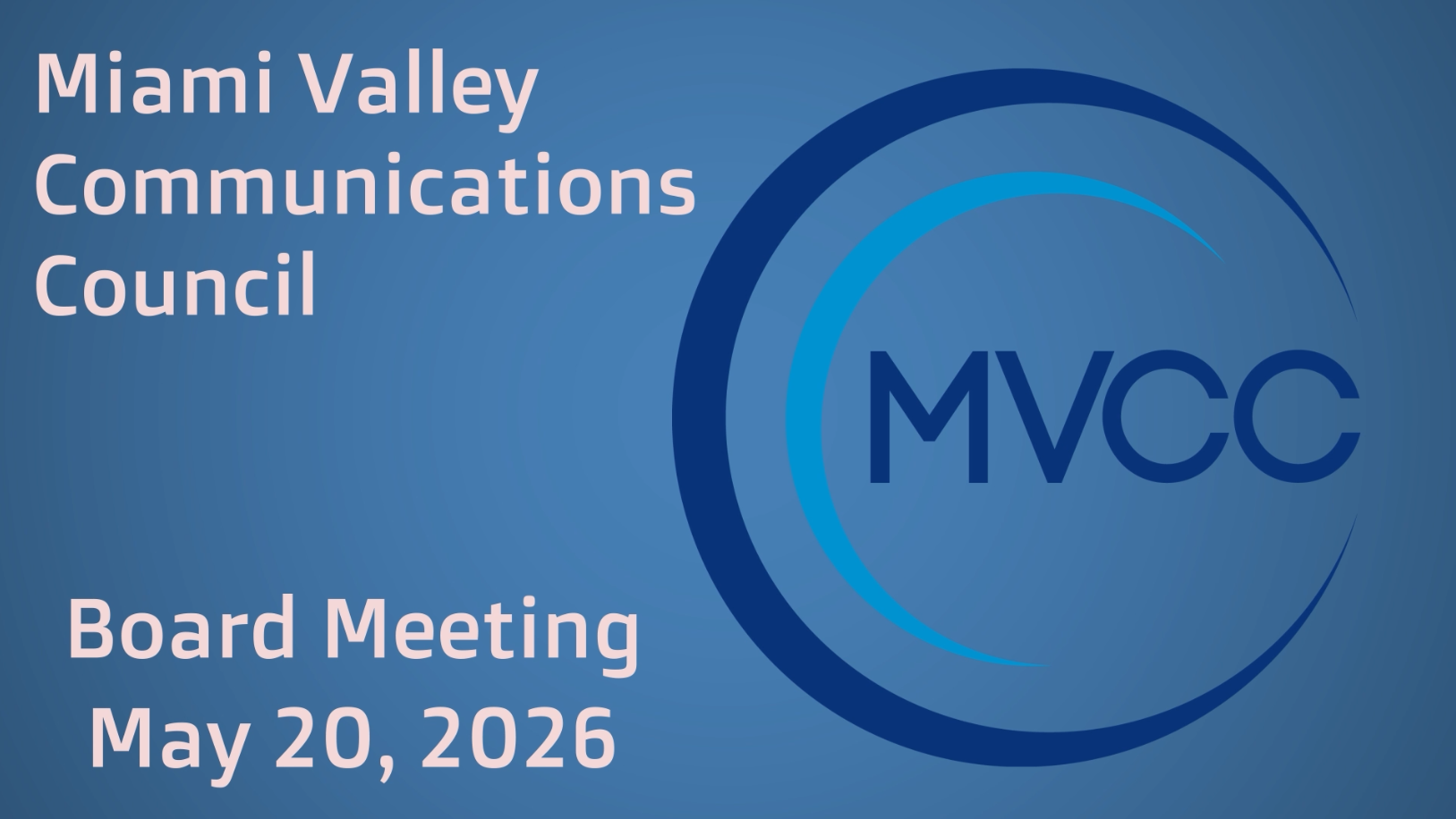 MVCC Meeting