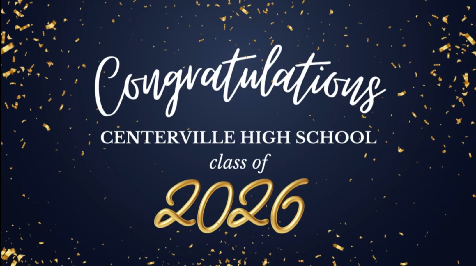 Centerville High School Class of 2026 Graduation
