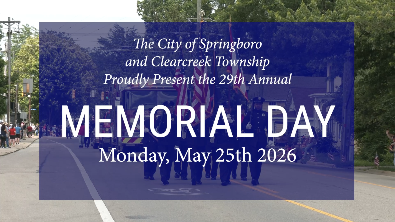 Springboro Memorial Day 2026