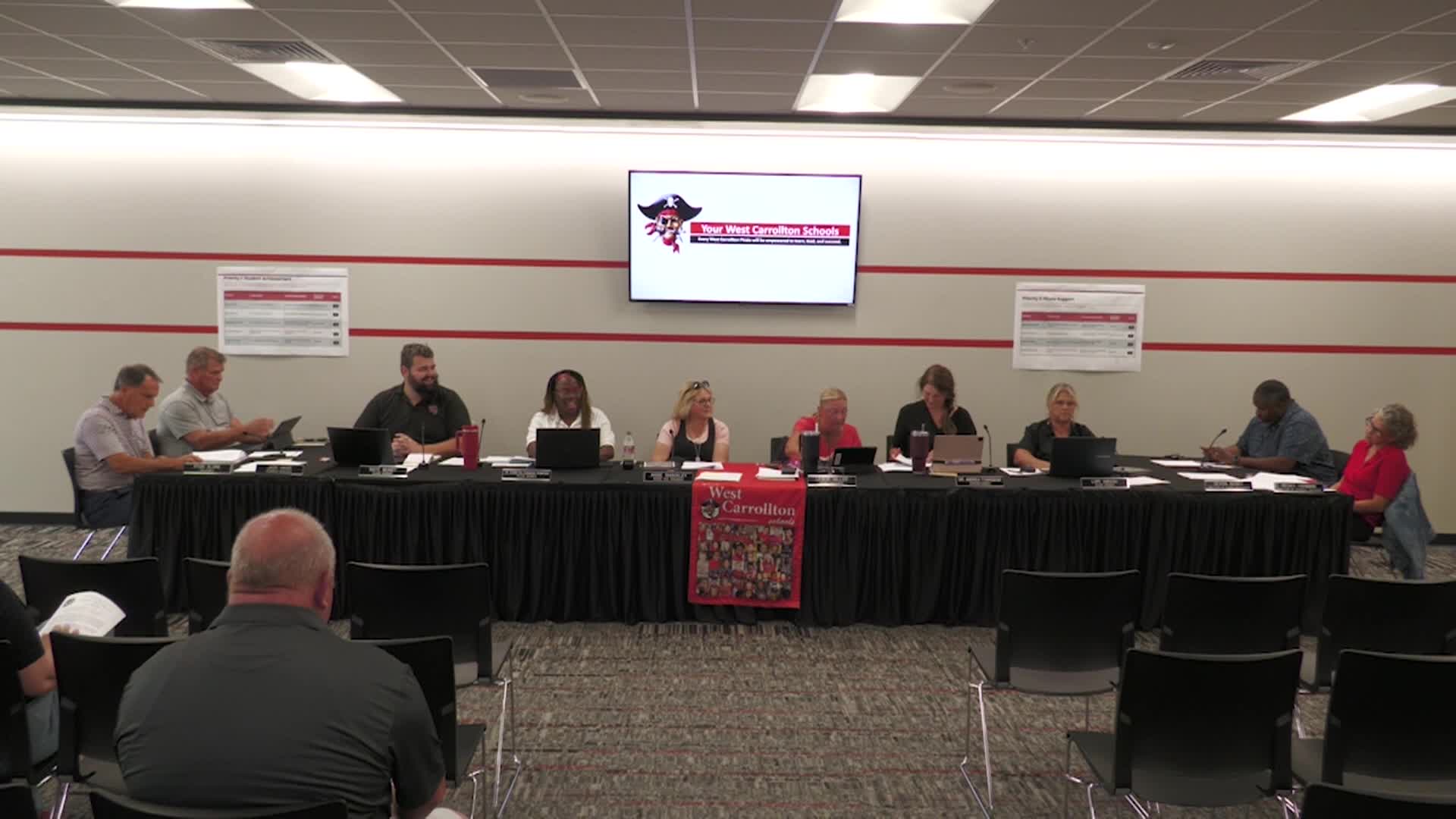 West Carrollton School Board Meeting
