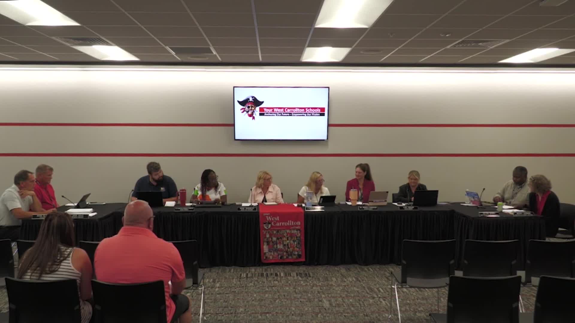West Carrollton School Board Meeting