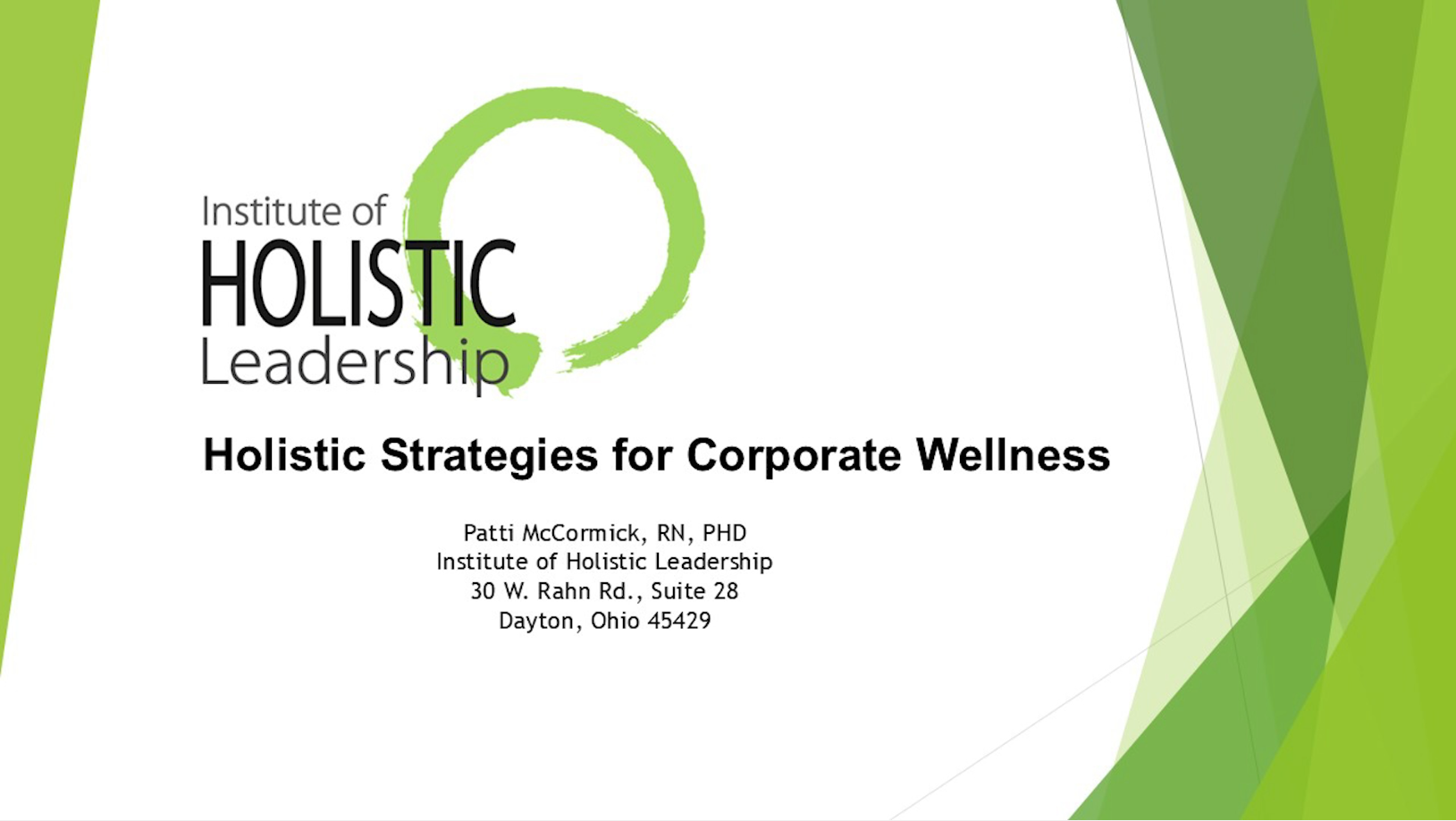 South Metro Regional Safety Council:  Holistic Strategies for Corporate Wellness